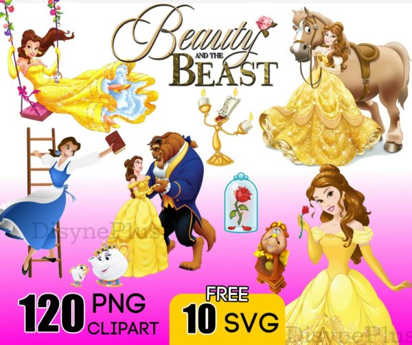 120 Beauty In The Beast bundle png