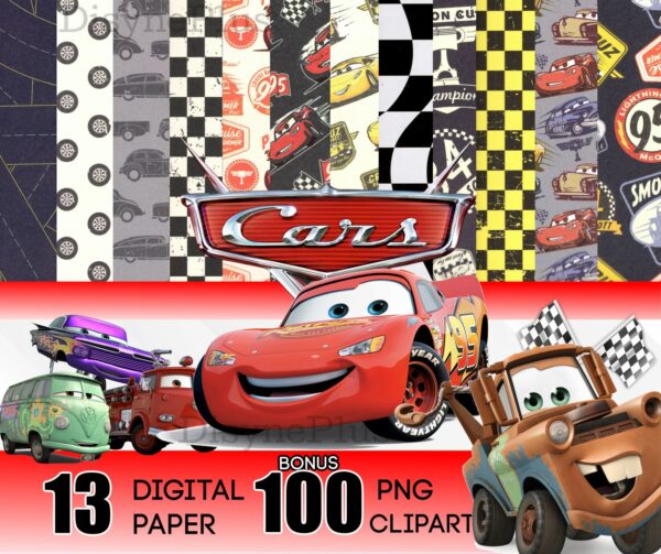 100 CARS CLIPART