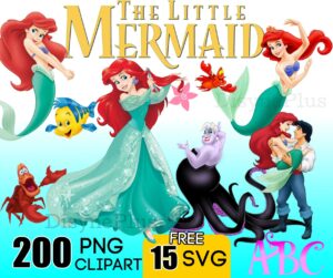 200 The Little Mermaid bundle