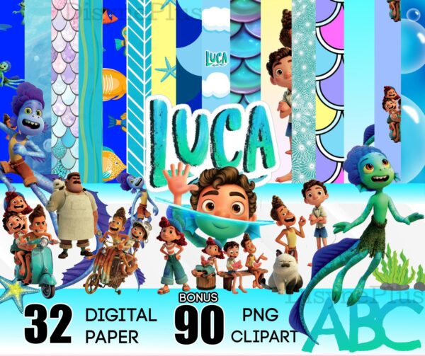 Disney Luca bundle png