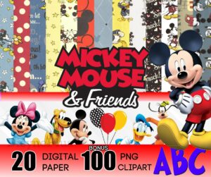 100 Mickey Mouse and Friends bundle