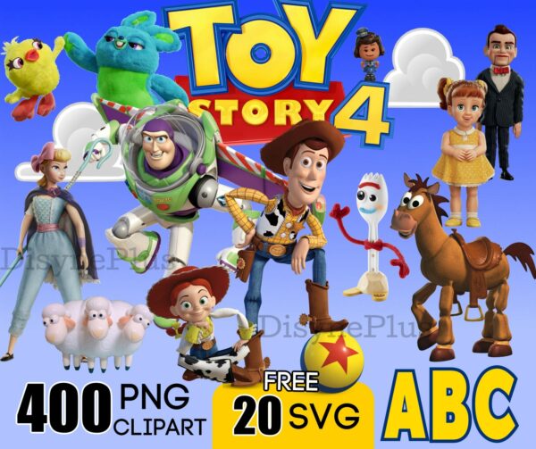 400 Toy Story png bundle