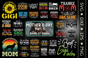 30 Designs Mothers Day Bundle Svg