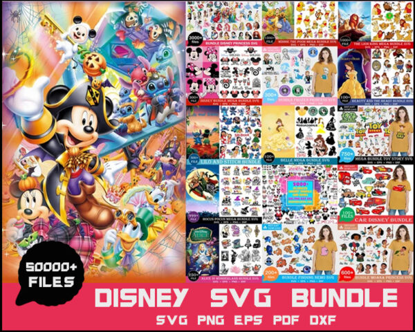 50000+ Disney Svg Bundle