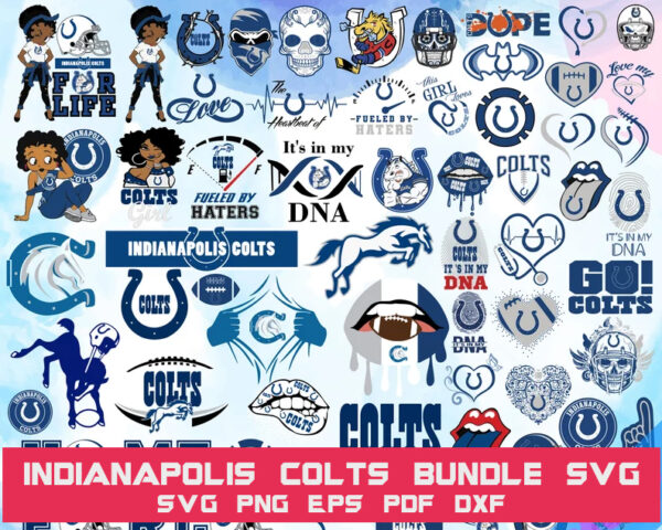 Indianapolis Colts Svg Bundle