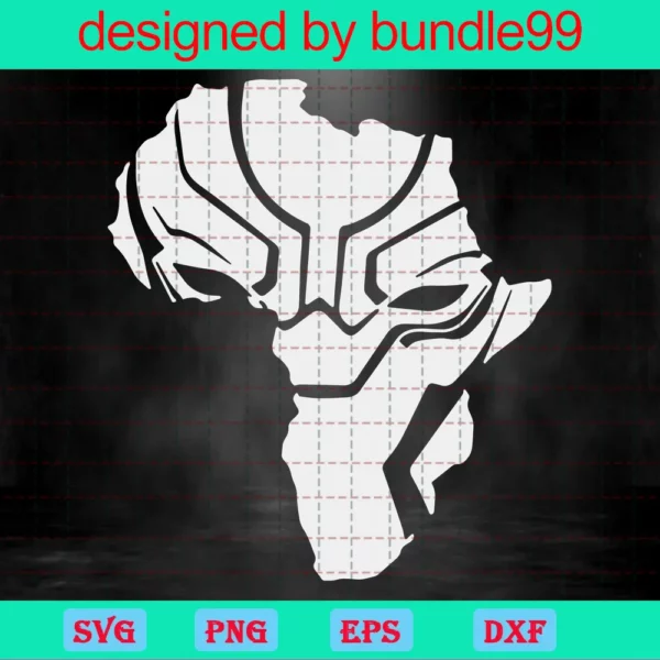 Africa Cut File, Wakanda Mask
