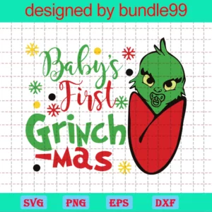 Baby First Grinch Mas