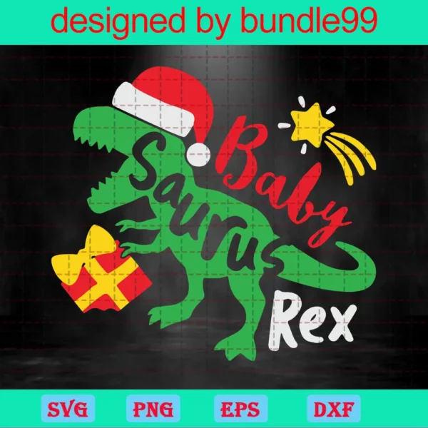 Baby Saurus Rex Christmas