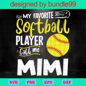 Baseball Mimi Svg