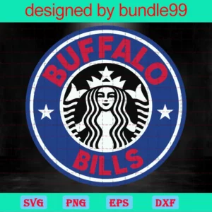 Buffalo Bills Starbucks Logo Cup Wrap Svg