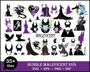 Bundle 35+ Maleficent SVG Bundle