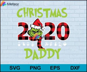 Christmas 2020 daddy grinch svg