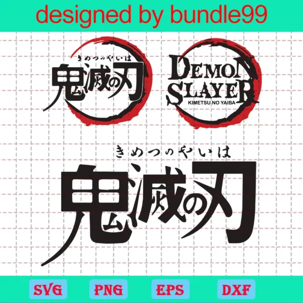Demon Slayer Logo Bundle