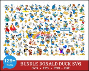 Donald Duck Svg, Donald Duck Face Angry Svg