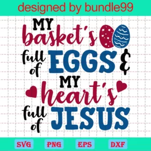 Easter Egg, Heart Full Of Jesus