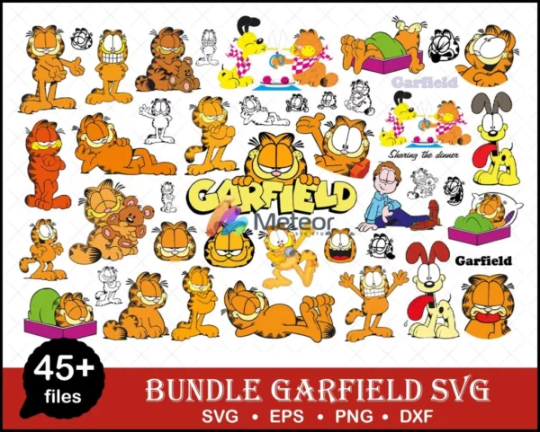 Garfield Bundle Svg
