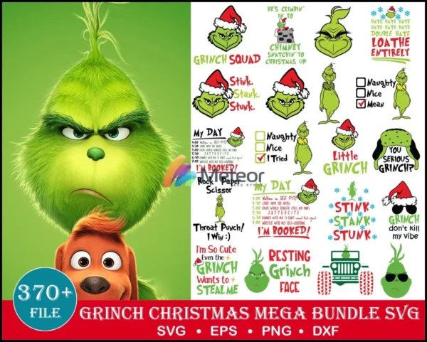 Grinch SVG Files Free for Cricut