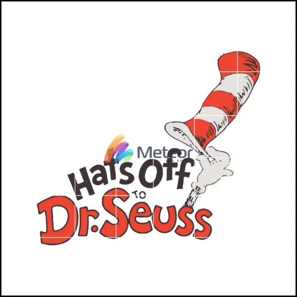 Hats Off Dr Seuss svg