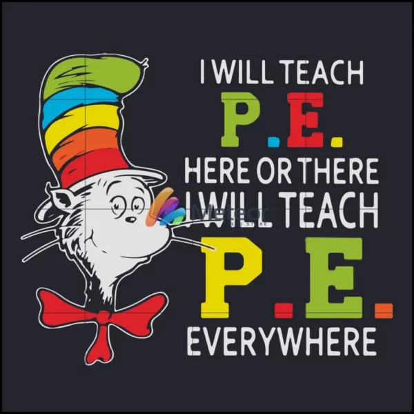 I will teach P.E here svg