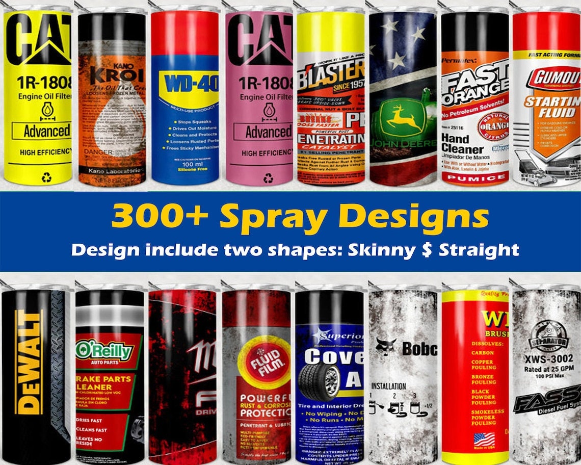300+ Spray Design Png Tumbler Bundle