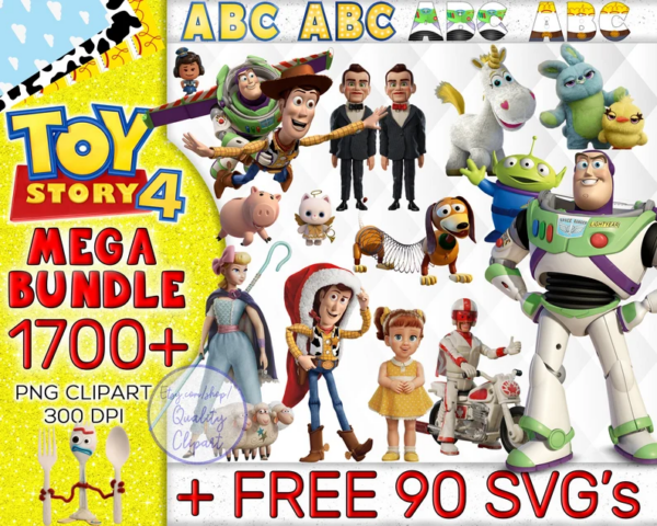 1700+ Toy Story Bundle Png