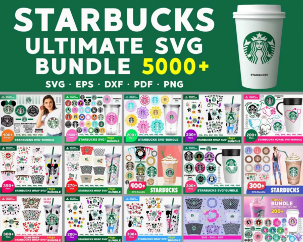 5000+ Starbucks Svg Bundle