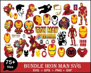 Iron Man svg bundle