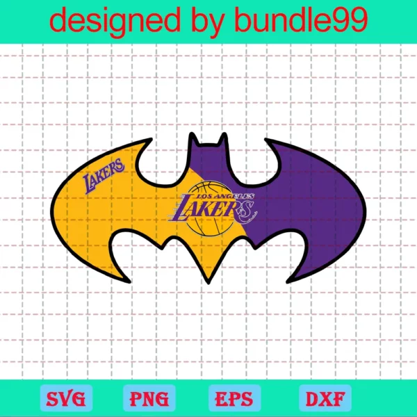 Los Angeles Lakers Batman Logo