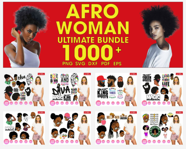 1000 Ultimate Black Girl Svg Bundle
