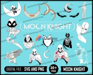 Moon Knight Svg For Cricut