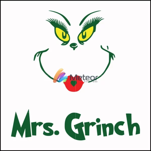 Mrs. Grinch svg, png