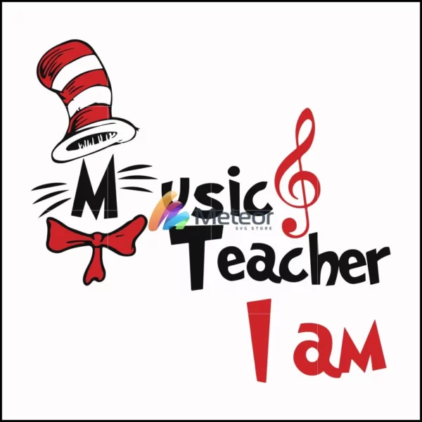 Music teacher I am svg