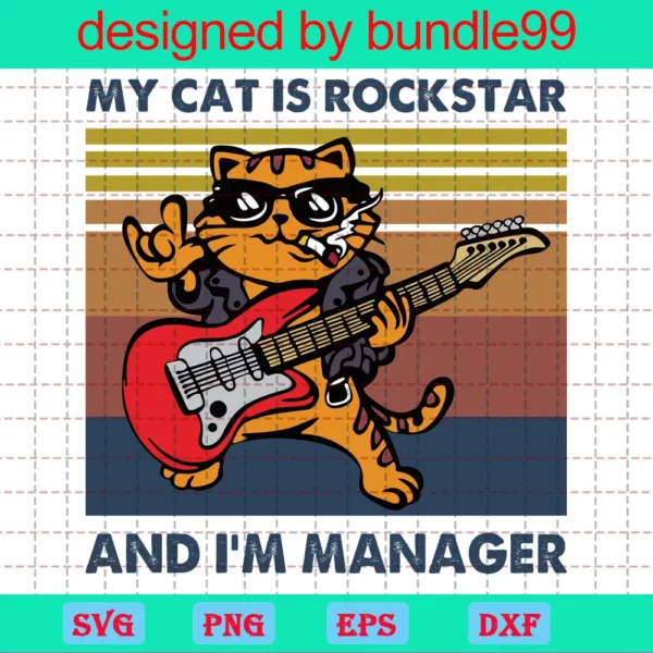 My Cat Is Rockstar And I'M Manager