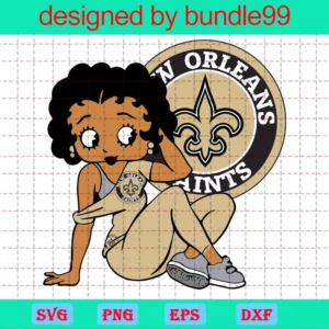 New Orleans Saints Girl Svg Bundle
