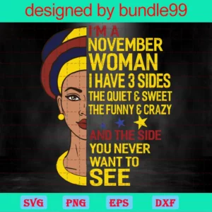 November Girl With Three Sides