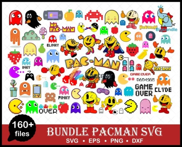 Pacman svg bundle