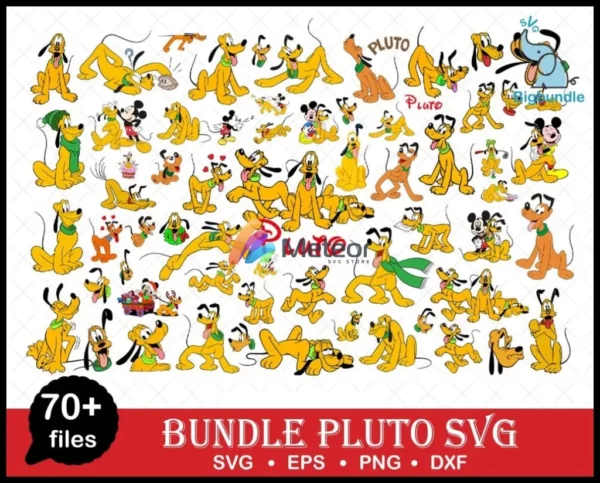 Pluto SVG Bundle