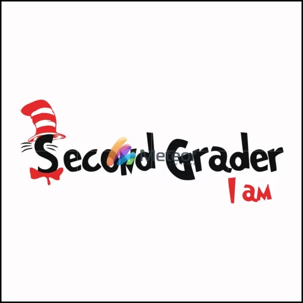 Second grader I am svg