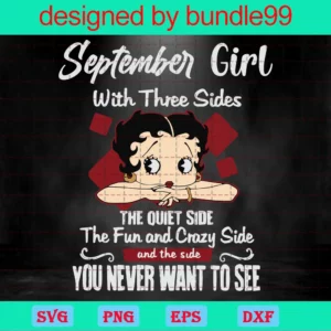 September Girl With Three Sides