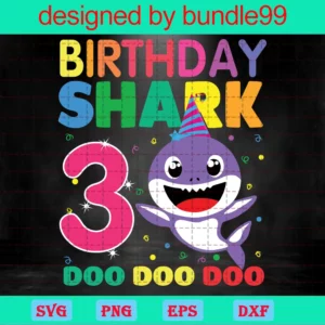 Shark Doo Doo, 3Rd Birthday Shark