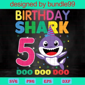 Shark Doo Doo, 5Th Birthday Shark