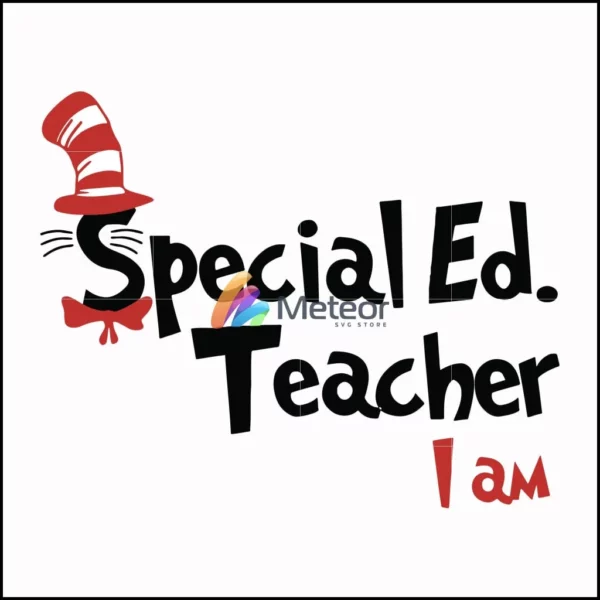 Special Ed teacher I am svg