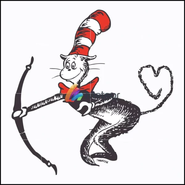 The cat in the hat by dr seuss svg