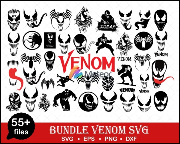 Venom svg bundle
