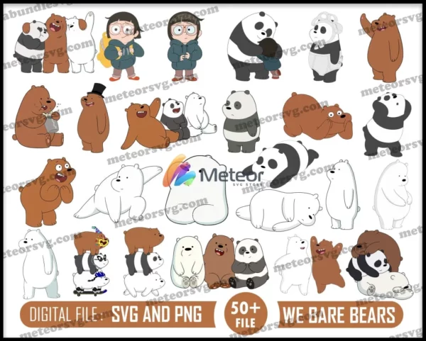 We Bare Bears – Collection of digital file