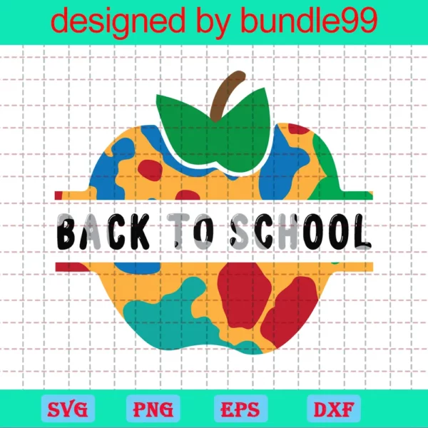 Back To School Apple Graphic Design
