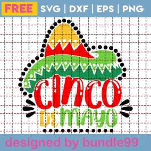 Cinco De Mayo Mexican Styles Silhouette Svg Free