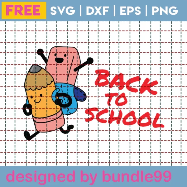 Free Back To School Banner Svg Cut File
