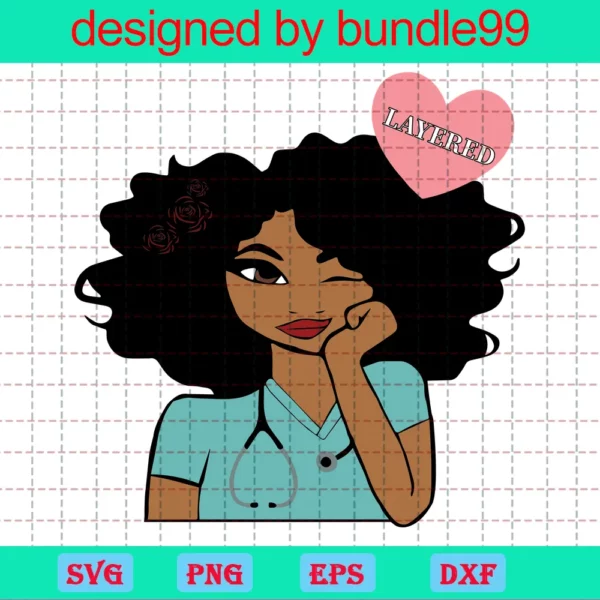 Black Nurse, Svg Png Dxf Eps Designs Download
