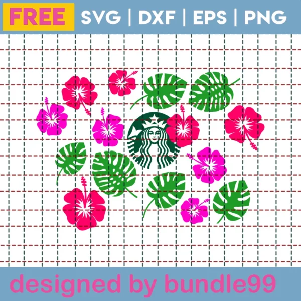 Starbucks Cup Flower Svg Free